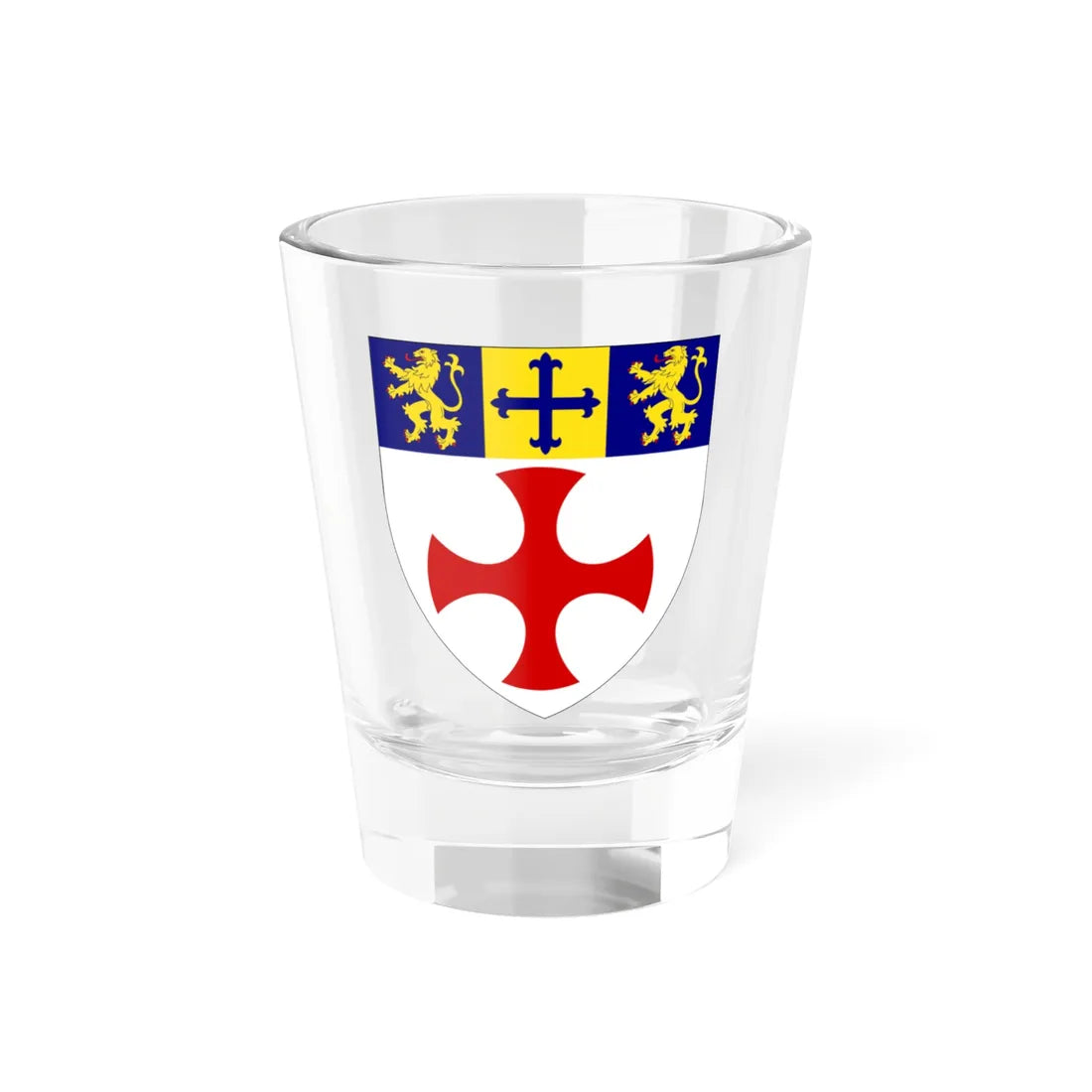 College of the Venerable Bede Durham arms (England) (Coat of Arms) Shot Glass 1.5oz 1.5oz - Go Mug Yourself