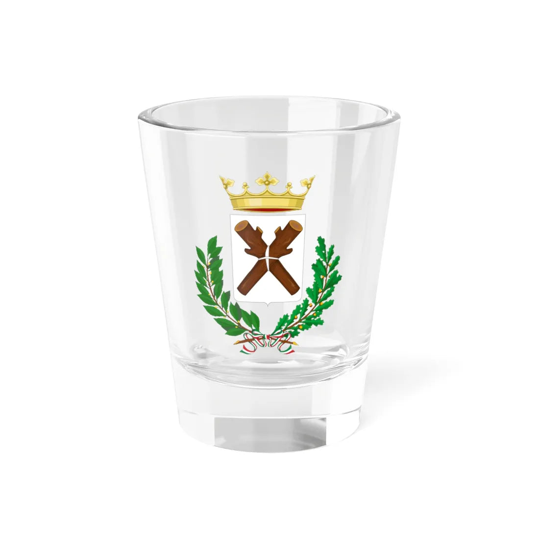 Collevecchio-Stemma (Italy) (Coat of Arms) Shot Glass 1.5oz 1.5oz - Go Mug Yourself