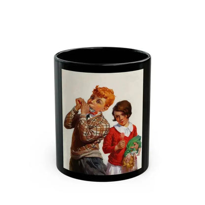 Collier's cover illustration, November 10, 1928 - Black Coffee Mug 11oz - Go Mug Yourself