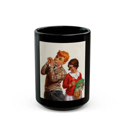 Collier's cover illustration, November 10, 1928 - Black Coffee Mug 15oz - Go Mug Yourself