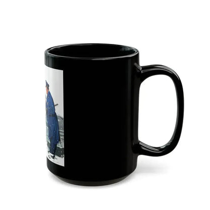 Collier's magazine cover, December 13th, 1952 - Black Coffee Mug - Go Mug Yourself