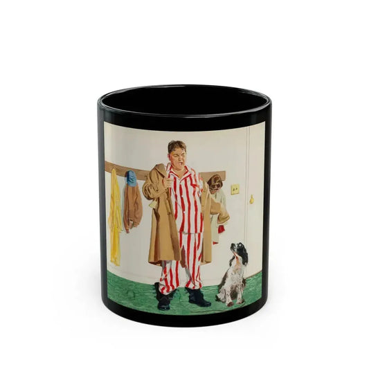 Collier's magazine cover, February 7, 1953 - Black Coffee Mug 11oz - Go Mug Yourself