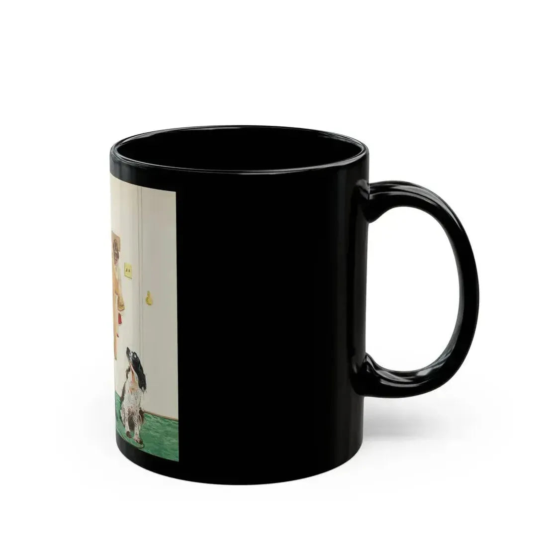 Collier's magazine cover, February 7, 1953 - Black Coffee Mug - Go Mug Yourself