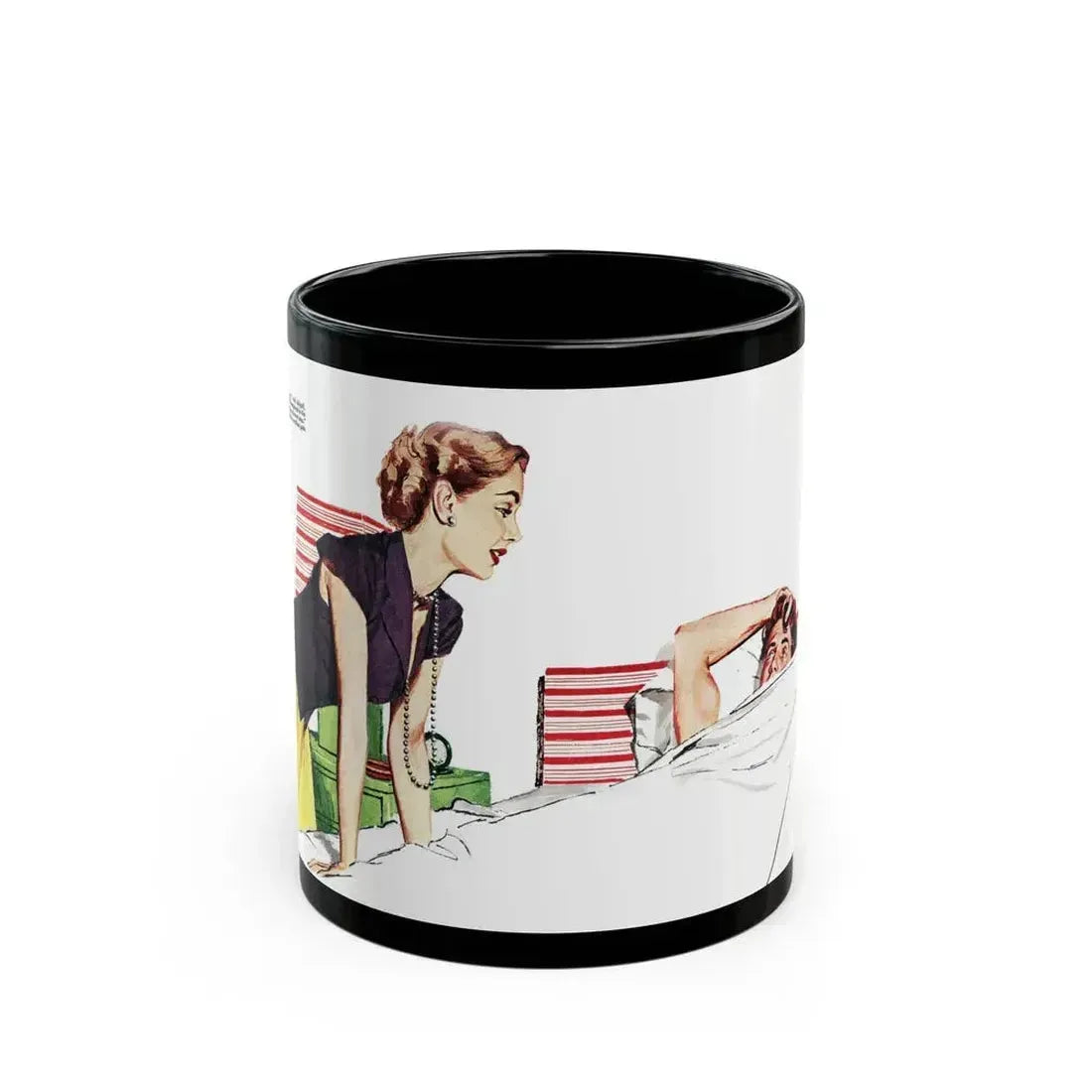 Collier's magazine illustration_1 - Black Coffee Mug 11oz - Go Mug Yourself