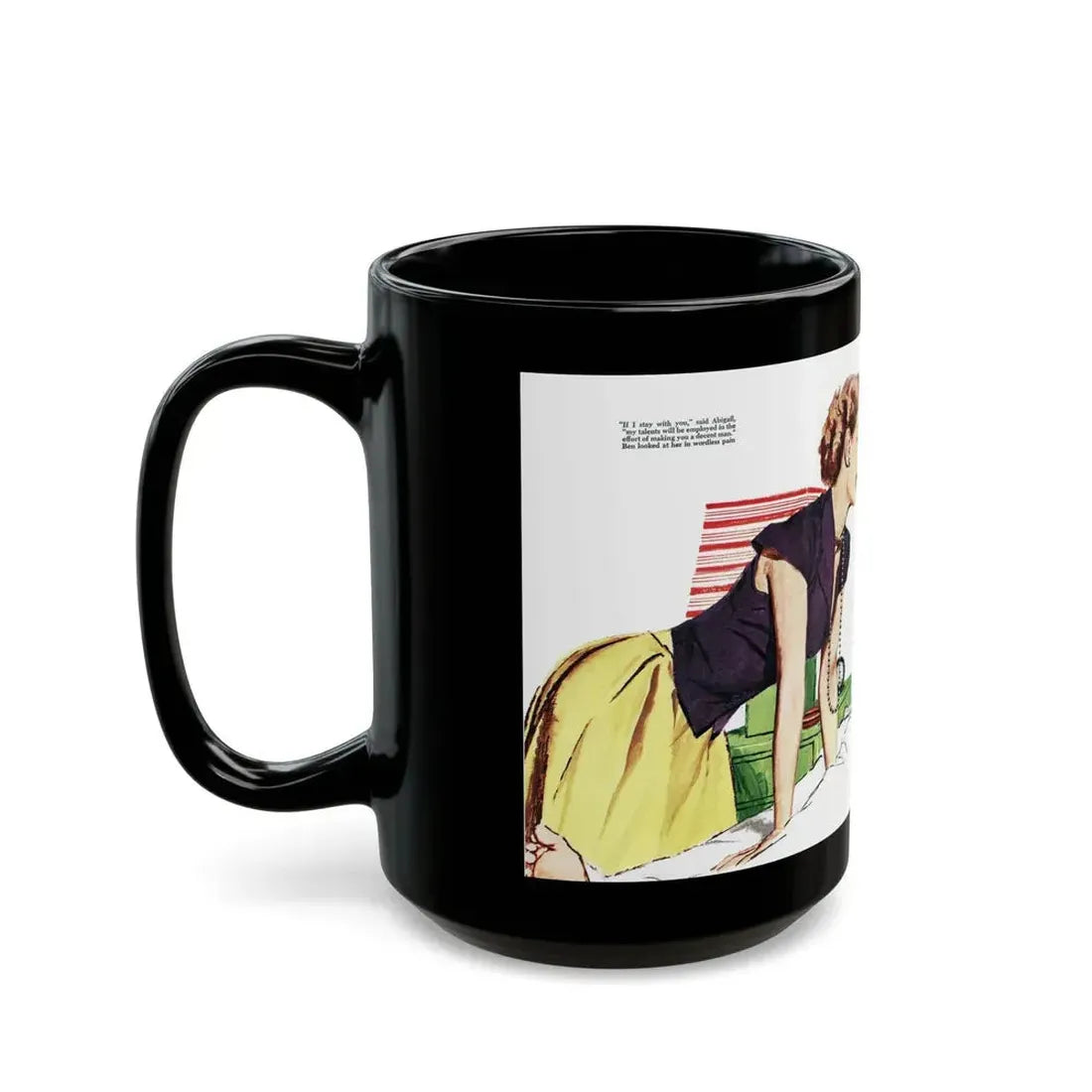 Collier's magazine illustration_1 - Black Coffee Mug - Go Mug Yourself