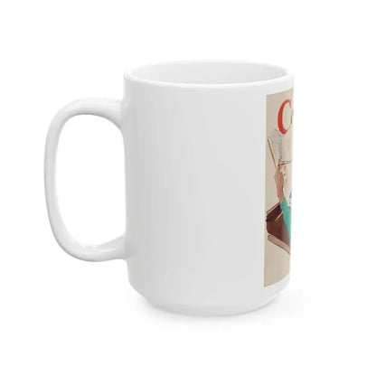 Collier's magazine preliminary cover, early 1930s - White Coffee Mug - Go Mug Yourself