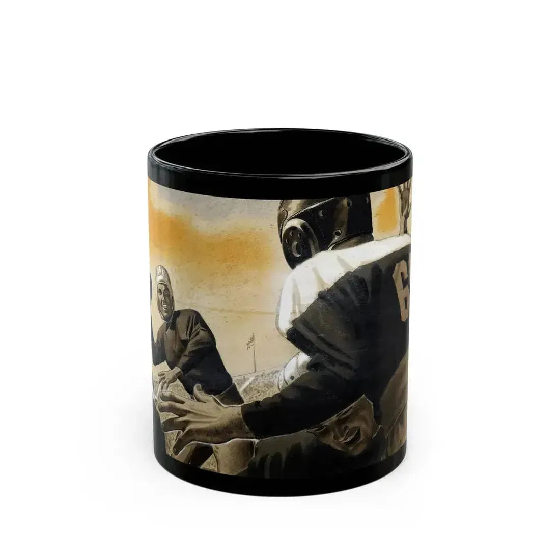 Collier's Magazine Story Illustration, 1939 - Black Coffee Mug 11oz - Go Mug Yourself