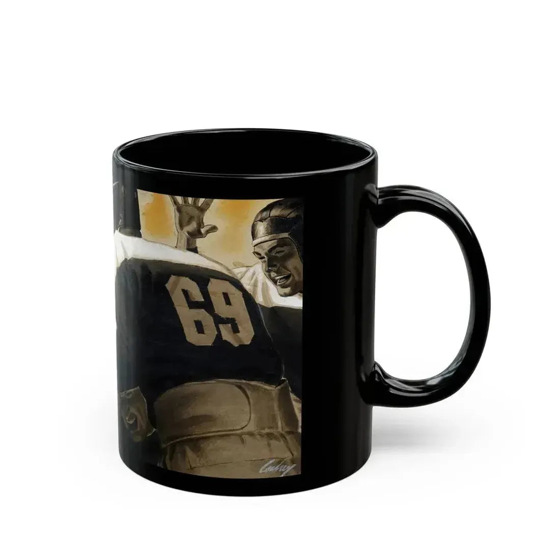 Collier's Magazine Story Illustration, 1939 - Black Coffee Mug - Go Mug Yourself