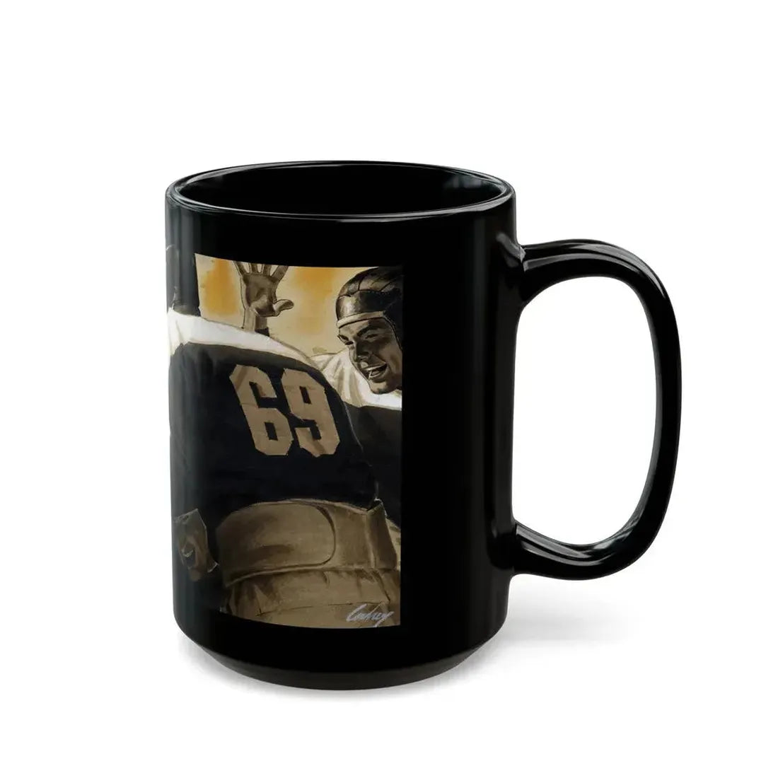 Collier's Magazine Story Illustration, 1939 - Black Coffee Mug - Go Mug Yourself