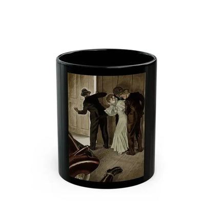 Collier's magazine story illustration, August 25, 1934 - Black Coffee Mug 11oz - Go Mug Yourself