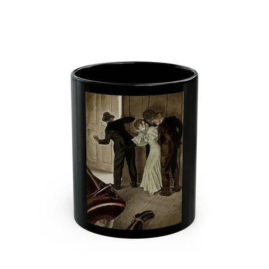 Collier's magazine story illustration, August 25, 1934 - Black Coffee Mug 11oz - Go Mug Yourself