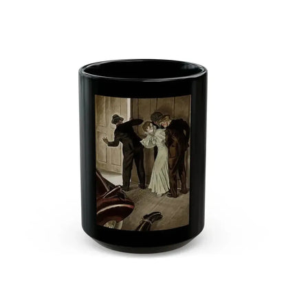 Collier's magazine story illustration, August 25, 1934 - Black Coffee Mug 15oz - Go Mug Yourself