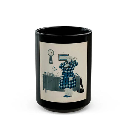 Collier's magazine story illustration, October 20, 1934 - Black Coffee Mug 15oz - Go Mug Yourself