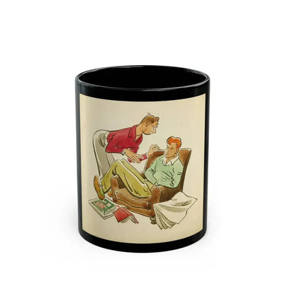 Collier's Post Toasties Corn Flakes cereal advertising illustration, circa 1930s - Black Coffee Mug 11oz - Go Mug Yourself