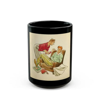Collier's Post Toasties Corn Flakes cereal advertising illustration, circa 1930s - Black Coffee Mug 15oz - Go Mug Yourself