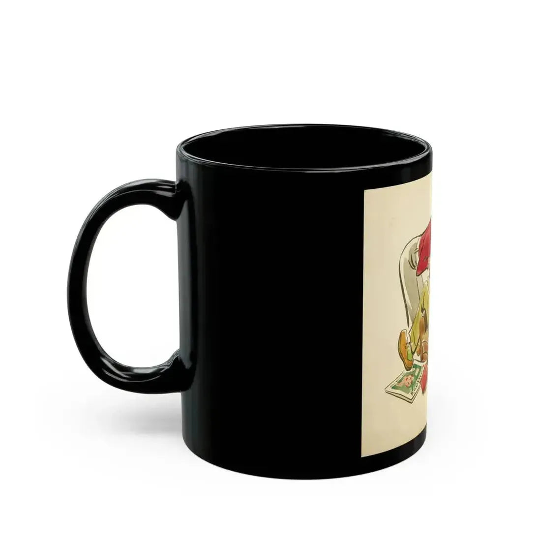 Collier's Post Toasties Corn Flakes cereal advertising illustration, circa 1930s - Black Coffee Mug - Go Mug Yourself