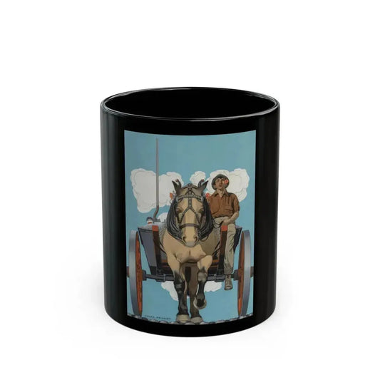 Collier's Weekly magazine cover, April 23, 1921 - Black Coffee Mug 11oz - Go Mug Yourself