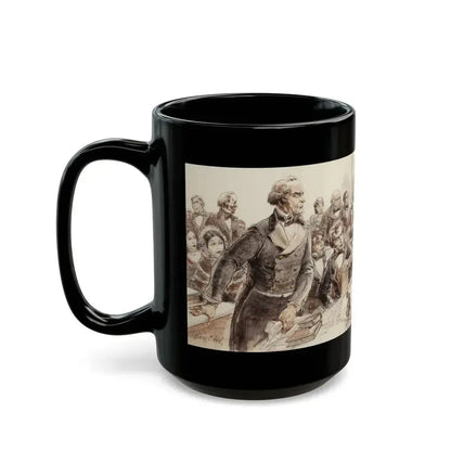 Collier's Weekly magazine story illustration, 1955 - Black Coffee Mug - Go Mug Yourself