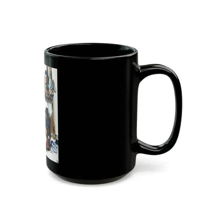 Colliers cover illustration, December 20th, 1947 - Black Coffee Mug - Go Mug Yourself