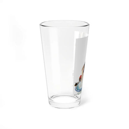 Colliers cover illustration, December 20th, 1947 - Pint Glass 16oz-Go Mug Yourself