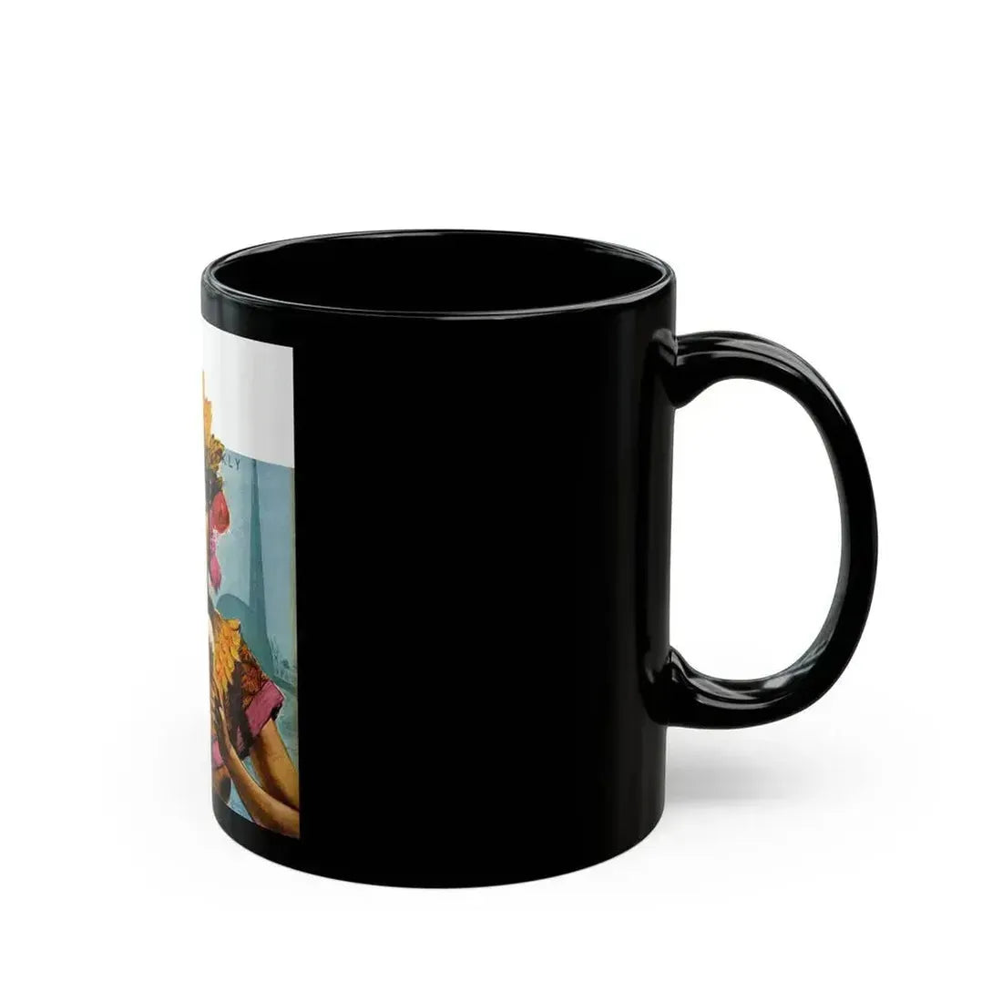 Colliers cover illustration, September 23th, 1939 - Black Coffee Mug - Go Mug Yourself