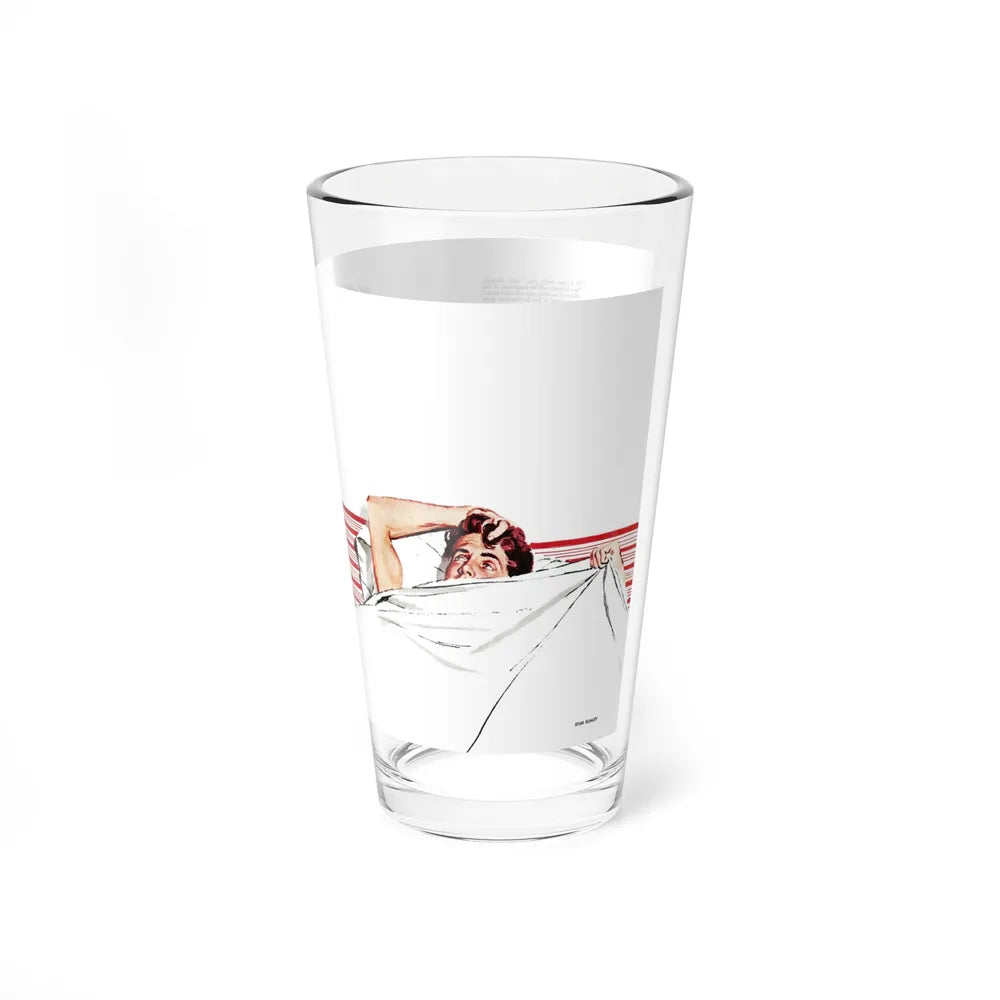 Collier's magazine illustration_1 - Pint Glass 16oz-Go Mug Yourself