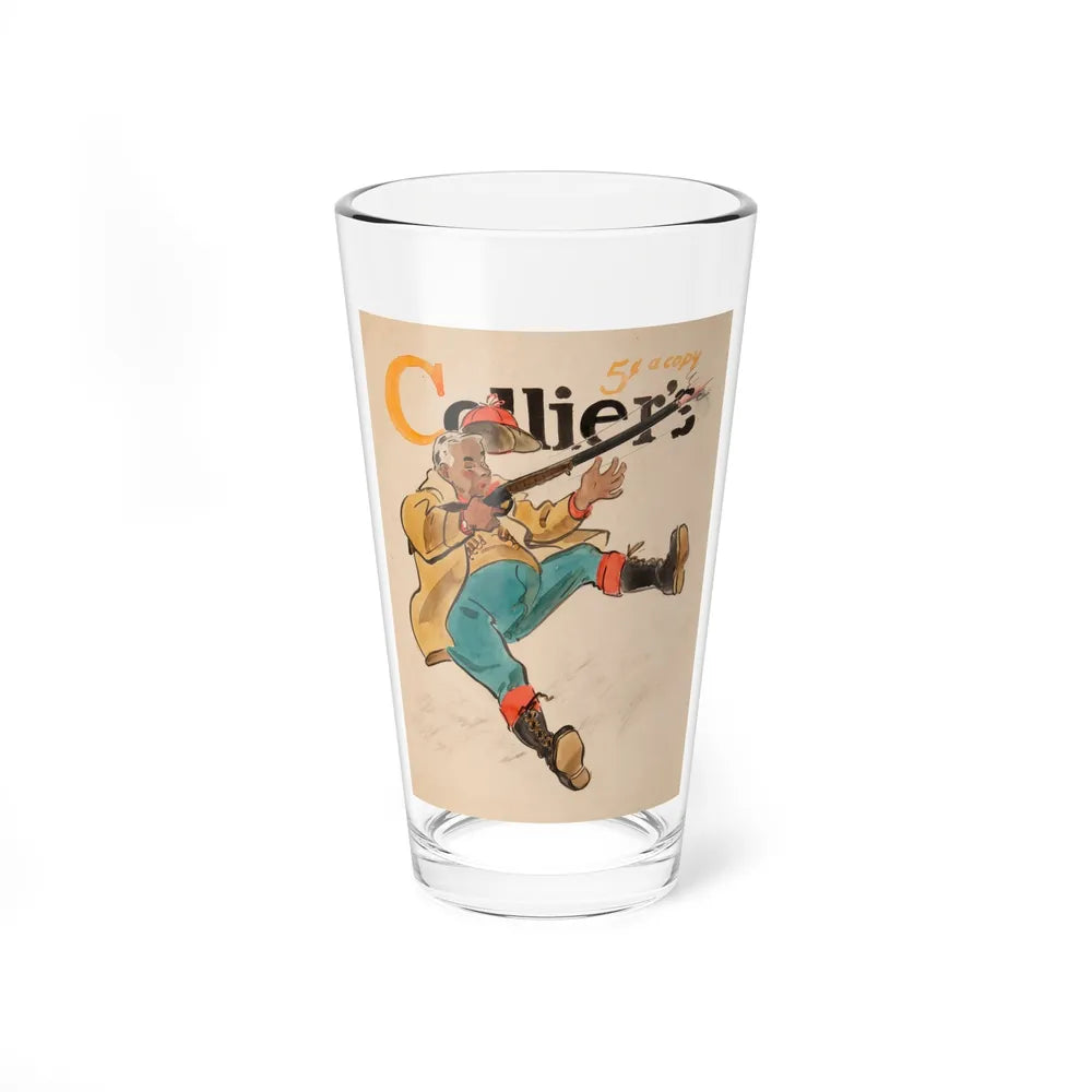 Collier's magazine preliminary cover - Pint Glass 16oz-16oz-Go Mug Yourself