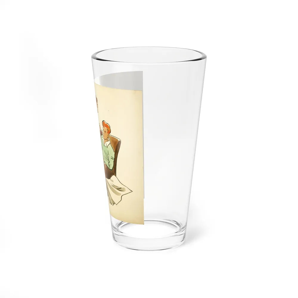 Collier's Post Toasties Corn Flakes cereal advertising illustration, circa 1930s - Pint Glass 16oz-Go Mug Yourself