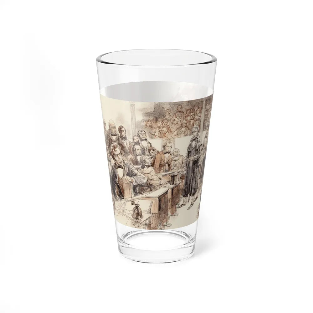 Collier's Weekly magazine story illustration, 1955 - Pint Glass 16oz-16oz-Go Mug Yourself