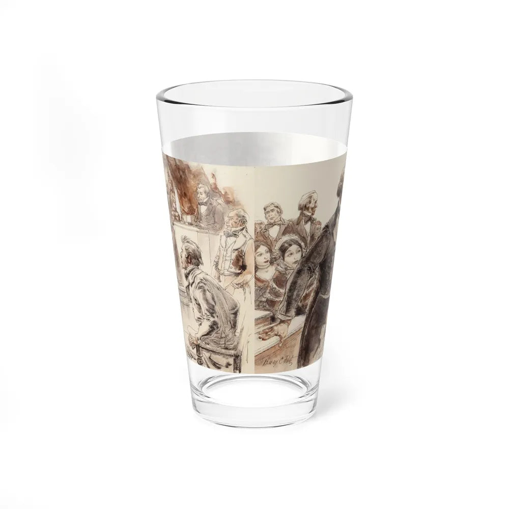 Collier's Weekly magazine story illustration, 1955 - Pint Glass 16oz-Go Mug Yourself