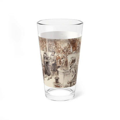 Collier's Weekly magazine story illustration, 1955 - Pint Glass 16oz-Go Mug Yourself