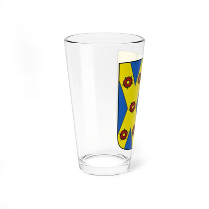 Collonges-blazon (Switzerland) (Coat of Arms) Pint Glass 16oz - Go Mug Yourself
