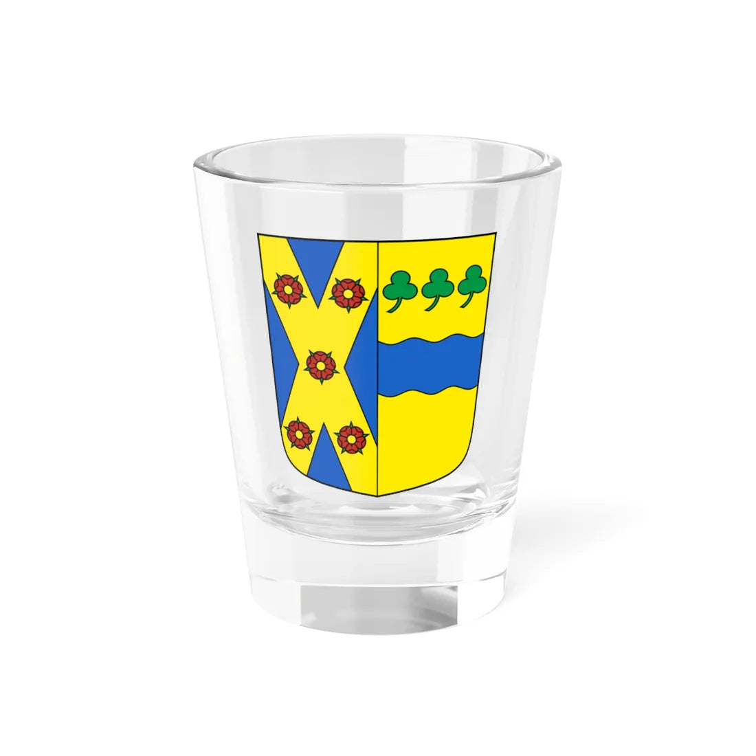 Collonges-blazon (Switzerland) (Coat of Arms) Shot Glass 1.5oz 1.5oz - Go Mug Yourself