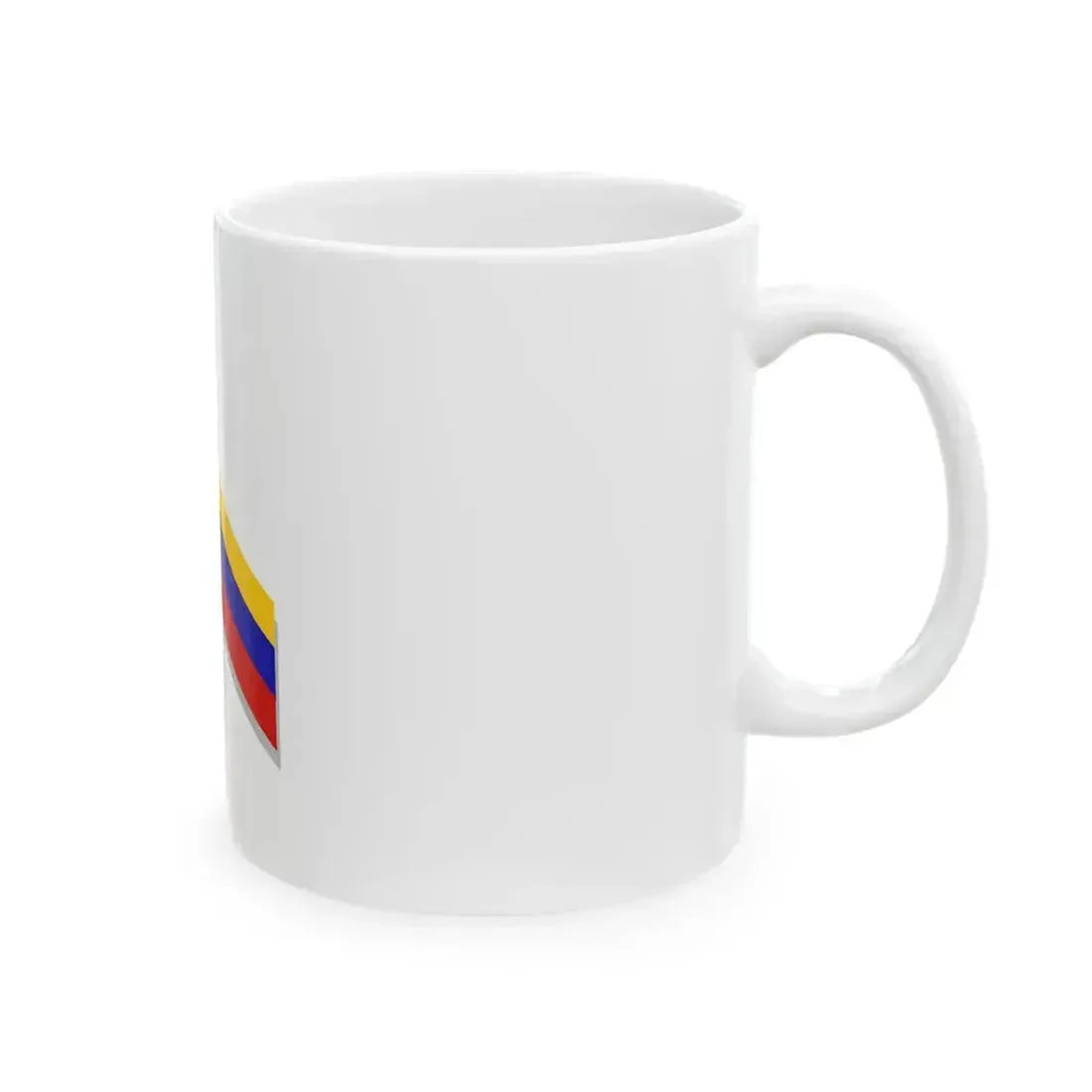 Colombia ribbon (Colombia) White Coffee Mug - Go Mug Yourself