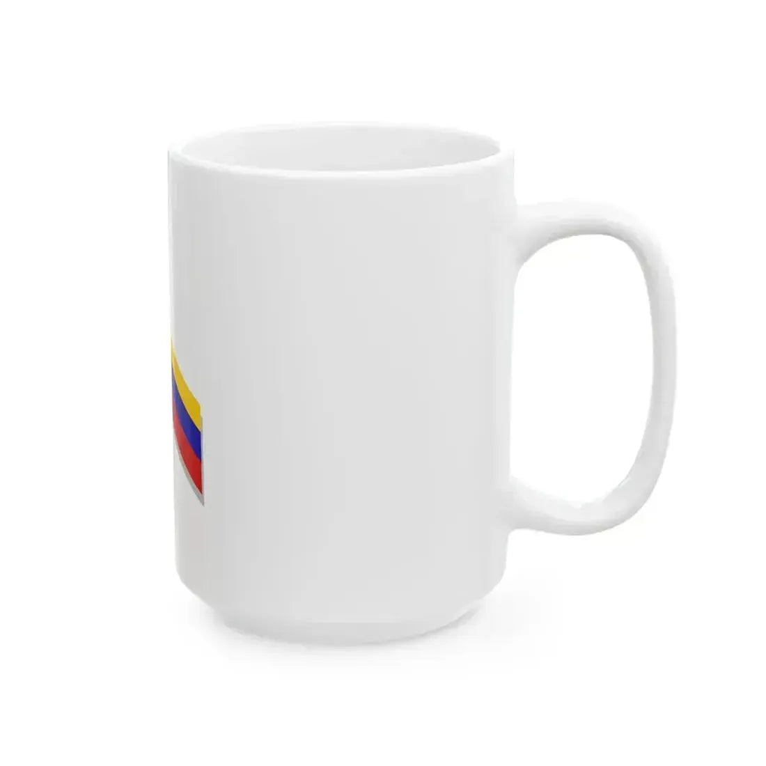Colombia ribbon (Colombia) White Coffee Mug - Go Mug Yourself