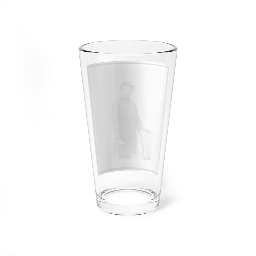 Colonel Adolph Dengler, 43rd Illinois Infantry, Union Officer, Three-Quarter-Length Portrait, Standing, Facing Front (U.S. Civil War) Pint Glass 16oz-Go Mug Yourself