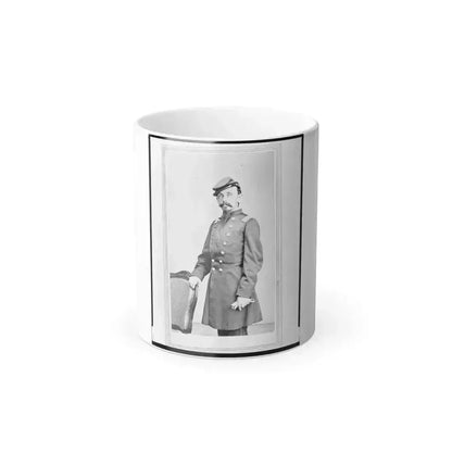 Colonel Adolph Dengler, 43Rd Illinois Infantry, Union Officer, Three-Quarter-Length Portrait, Standing, Facing Front (U.S. Civil War) Color Changing Coffee Mug 11oz Default Title 11oz - Go Mug Yourself