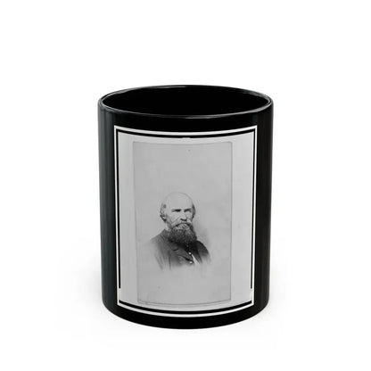 Colonel August Willich, Union Officer In The 32nd Indiana Regiment, Head-And-Shoulders Portrait, Facing Front (U.S. Civil War) Black Coffee Mug 11oz - Go Mug Yourself