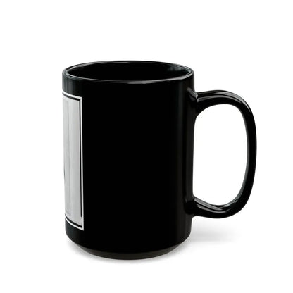 Colonel August Willich, Union Officer In The 32nd Indiana Regiment, Head-And-Shoulders Portrait, Facing Front (U.S. Civil War) Black Coffee Mug - Go Mug Yourself