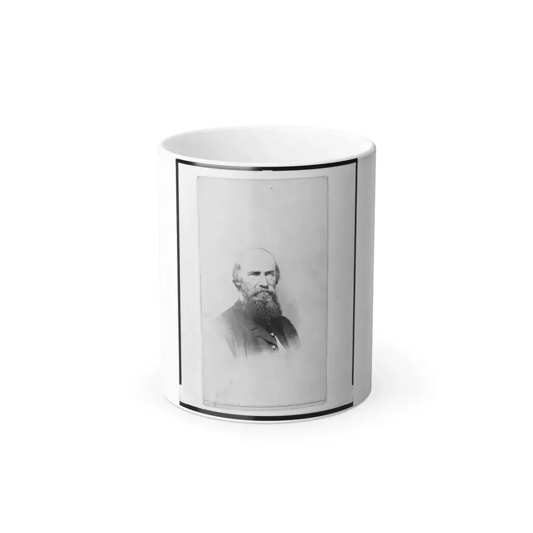 Colonel August Willich, Union Officer in the 32Nd Indiana Regiment, Head-and-Shoulders Portrait, Facing Front (U.S. Civil War) Color Changing Coffee Mug 11oz Default Title 11oz - Go Mug Yourself