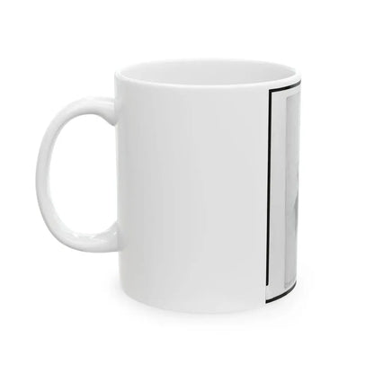 Colonel August Willich, Union Officer In The 32nd Indiana Regiment, Head-And-Shoulders Portrait, Facing Front (U.S. Civil War) White Coffee Mug - Go Mug Yourself