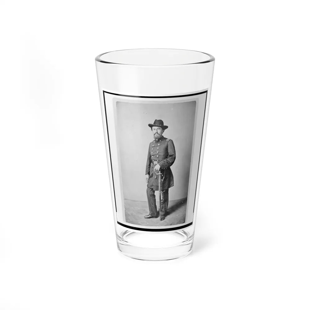 Colonel Francis (Frank) Erdelmeyer, Union Officer In The 32nd Indiana Regiment, Full-Length Portrait, Standing, Facing Front (U.S. Civil War) Pint Glass 16oz-16oz-Go Mug Yourself