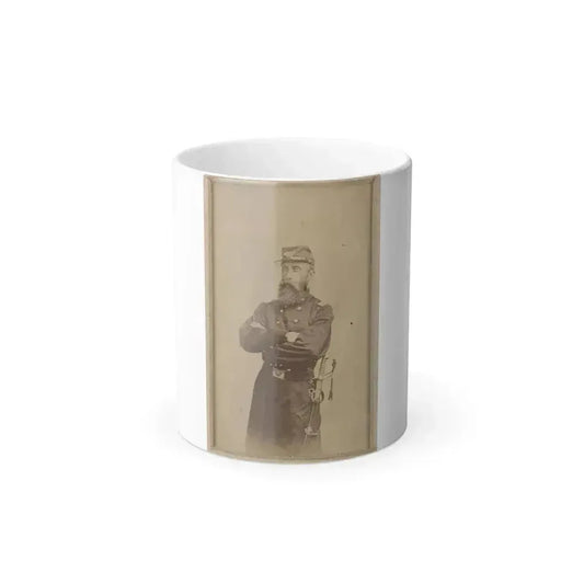 Colonel Francis L. Lee of 4Th Massachusetts Infantry Battalion and 44Th Massachusetts Infantry Regiment in Uniform With Sword (U.S. Civil War) Color Changing Coffee Mug 11oz Default Title 11oz - Go Mug Yourself