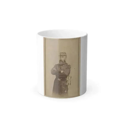 Colonel Francis L. Lee of 4Th Massachusetts Infantry Battalion and 44Th Massachusetts Infantry Regiment in Uniform With Sword (U.S. Civil War) Color Changing Coffee Mug 11oz Default Title 11oz - Go Mug Yourself