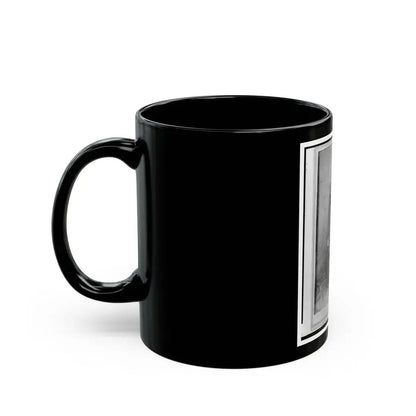 Colonel Geza Milahotzy, Union Officer In The 24th Illinois Infantry Regiment, Full-Length Portrait, Standing, Facing Front (U.S. Civil War) Black Coffee Mug - Go Mug Yourself