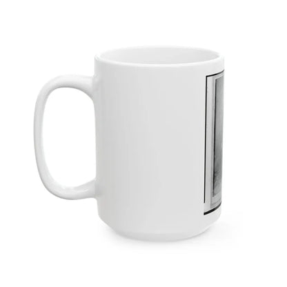 Colonel Geza Milahotzy, Union Officer In The 24th Illinois Infantry Regiment, Full-Length Portrait, Standing, Facing Front (U.S. Civil War) White Coffee Mug - Go Mug Yourself