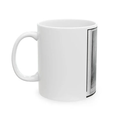 Colonel Geza Milahotzy, Union Officer In The 24th Illinois Infantry Regiment, Full-Length Portrait, Standing, Facing Front (U.S. Civil War) White Coffee Mug - Go Mug Yourself
