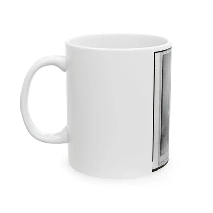 Colonel Geza Milahotzy, Union Officer In The 24th Illinois Infantry Regiment, Full-Length Portrait, Standing, Facing Front (U.S. Civil War) White Coffee Mug - Go Mug Yourself