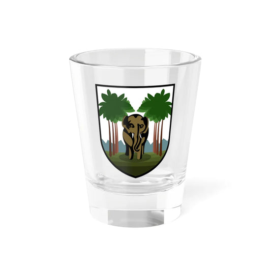 Colonial Seal of Ceylon (Sri Lanka) (Coat of Arms) Shot Glass 1.5oz 1.5oz - Go Mug Yourself