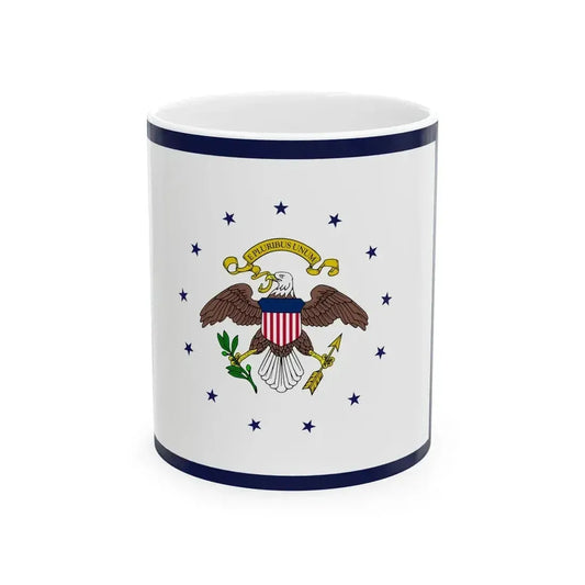 Color of the Vice President of the United States 1948-1975 (United States) White Coffee Mug 11oz - Go Mug Yourself
